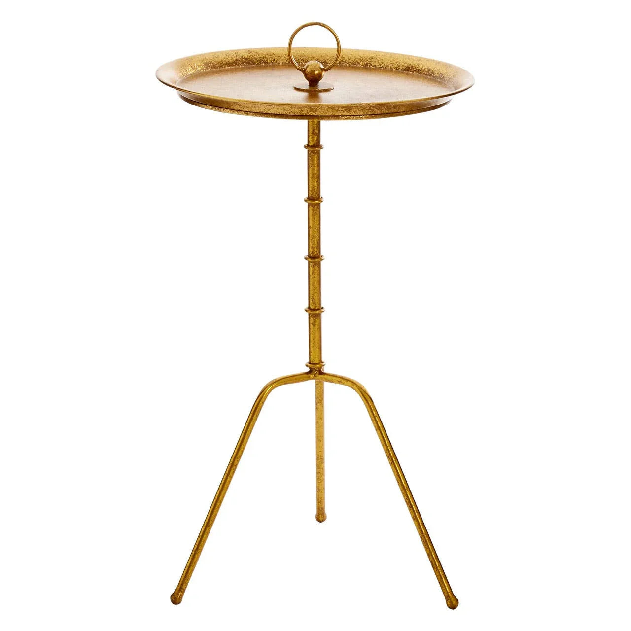 Golden Bamboo Accent Table