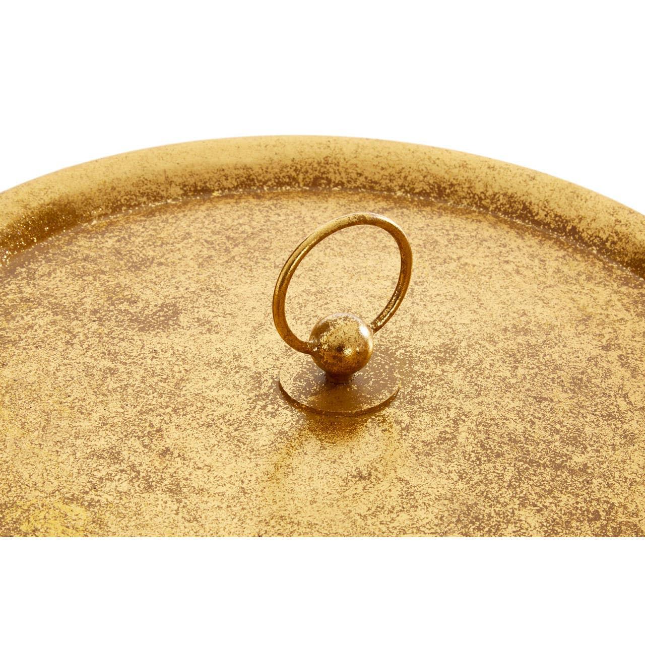 Golden Bamboo Accent Table