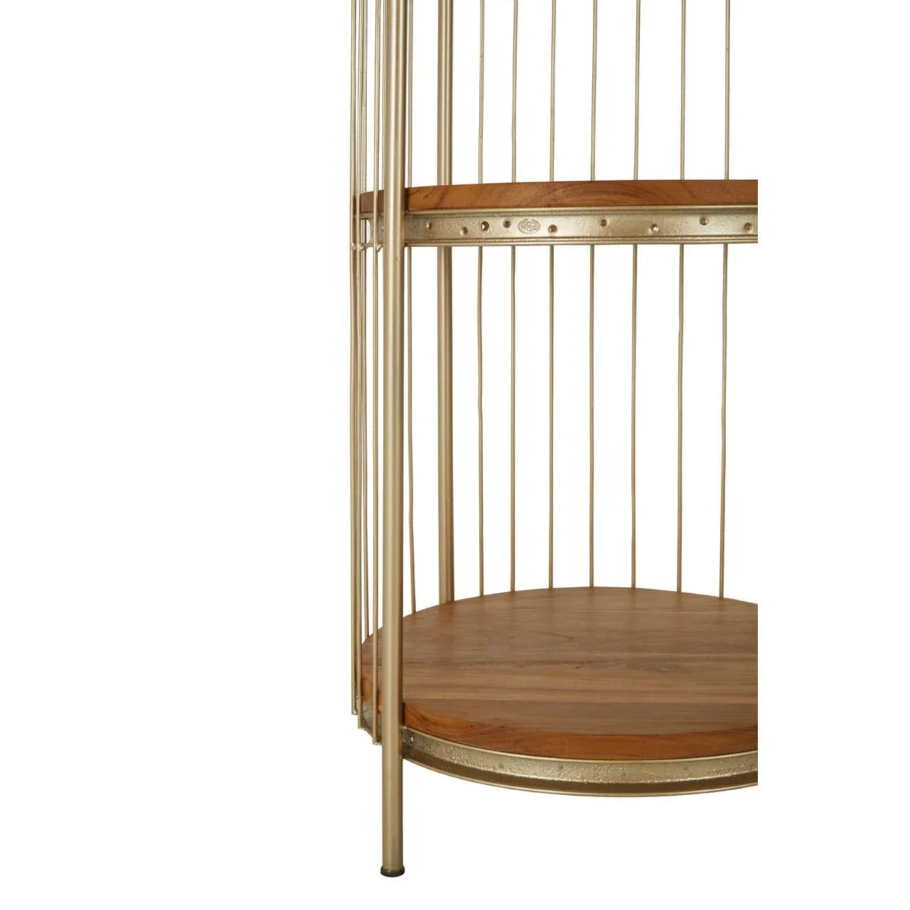 Champagne Gold Birdcage Shelf