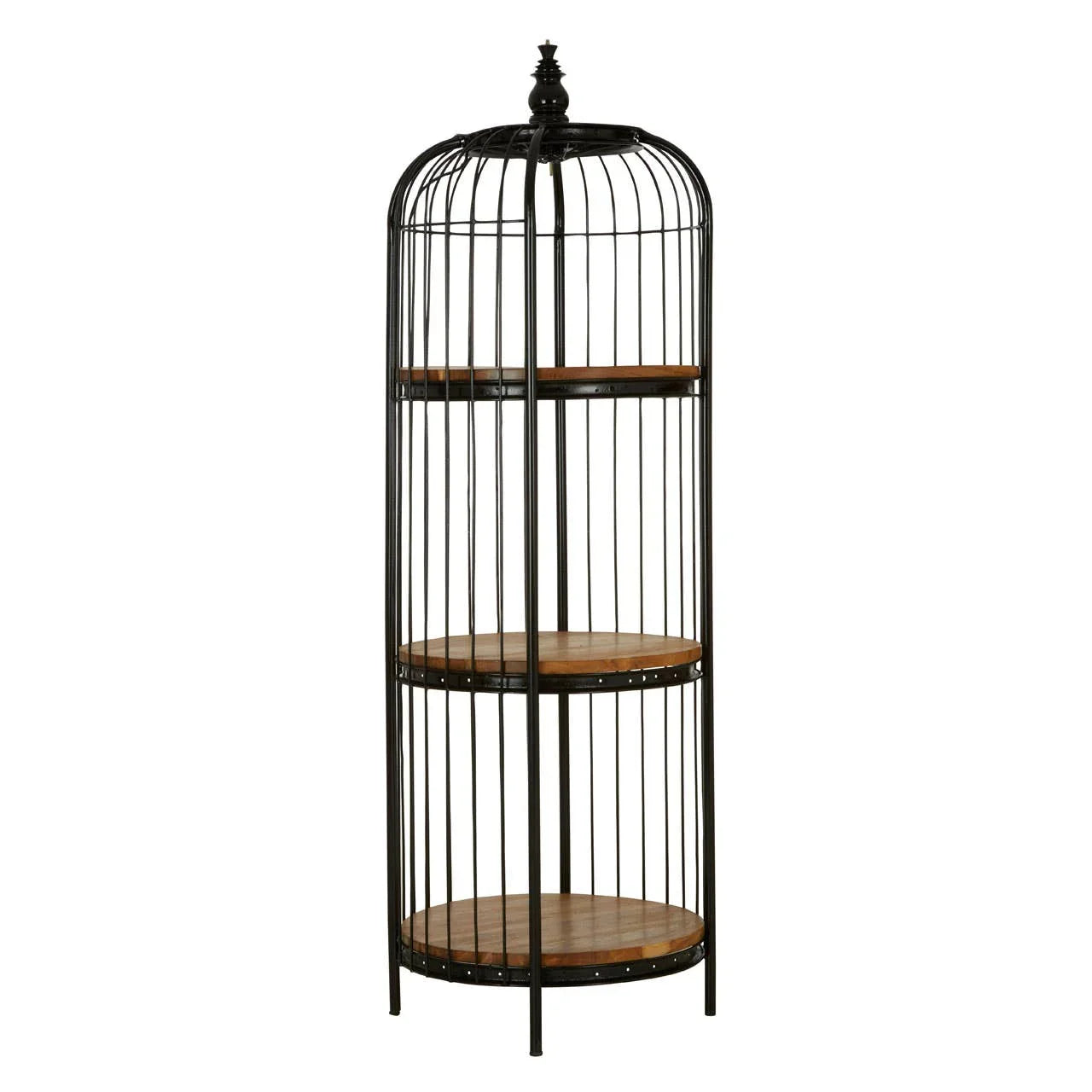 Luxurious Birdcage Shelf Unit