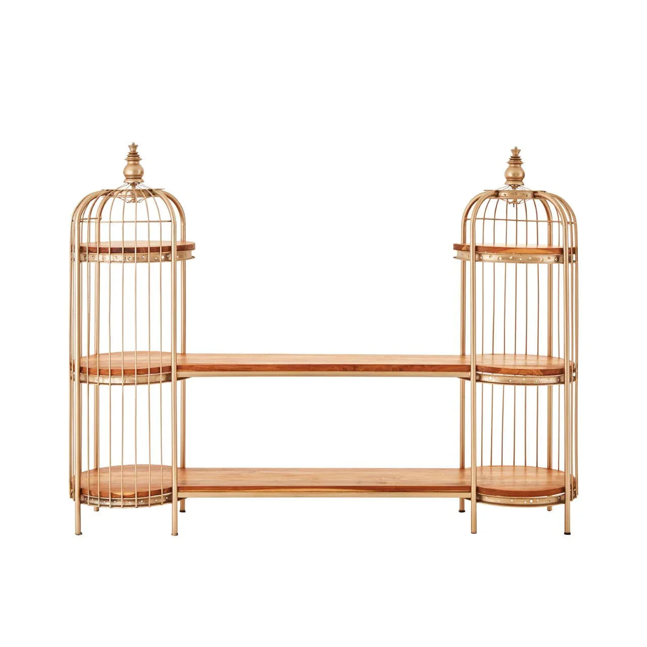 Champagne Gold Birdcage Shelf