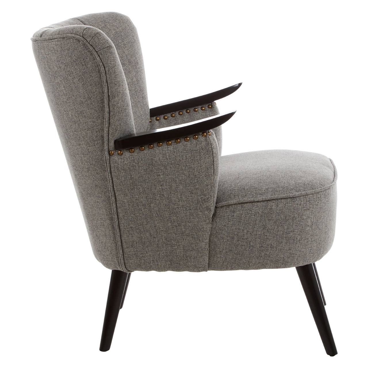 Luxe Channel-Tufted Armchair