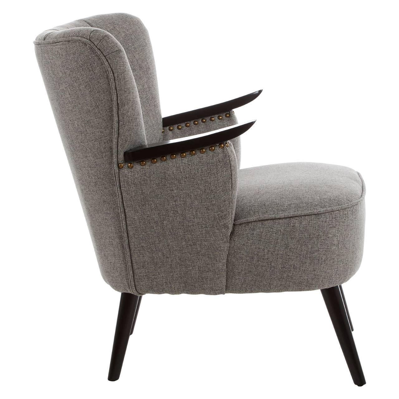 Luxe Channel-Tufted Armchair