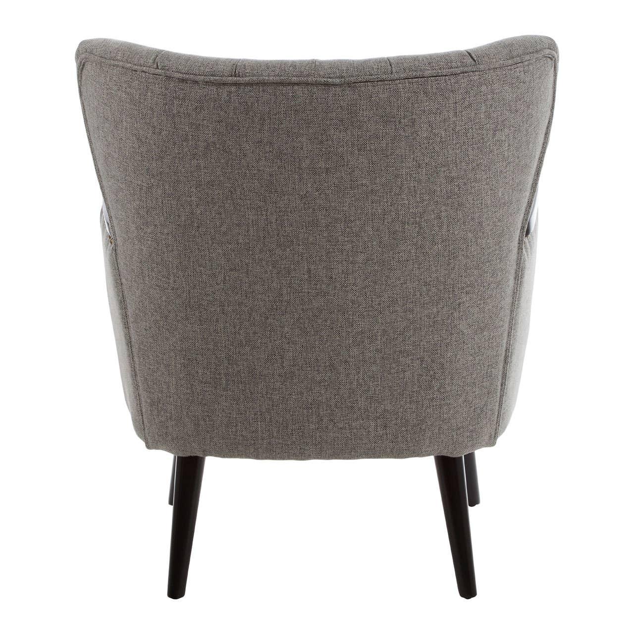 Luxe Channel-Tufted Armchair