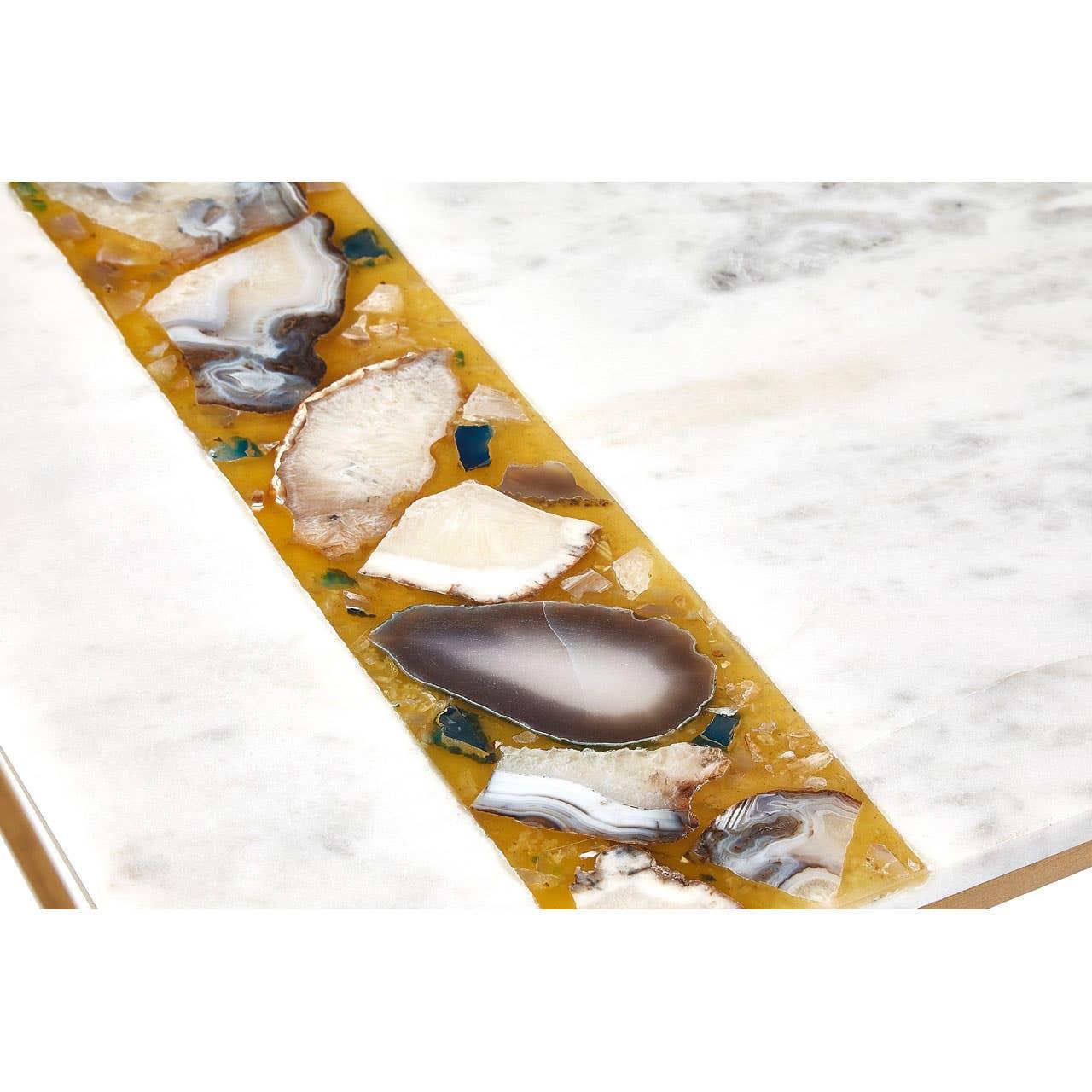 Marble Agate Coffee Table