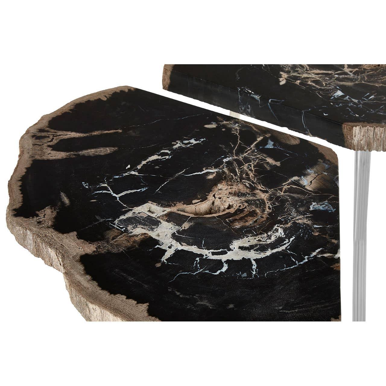 Luxury Petrified Wood Coffee Set