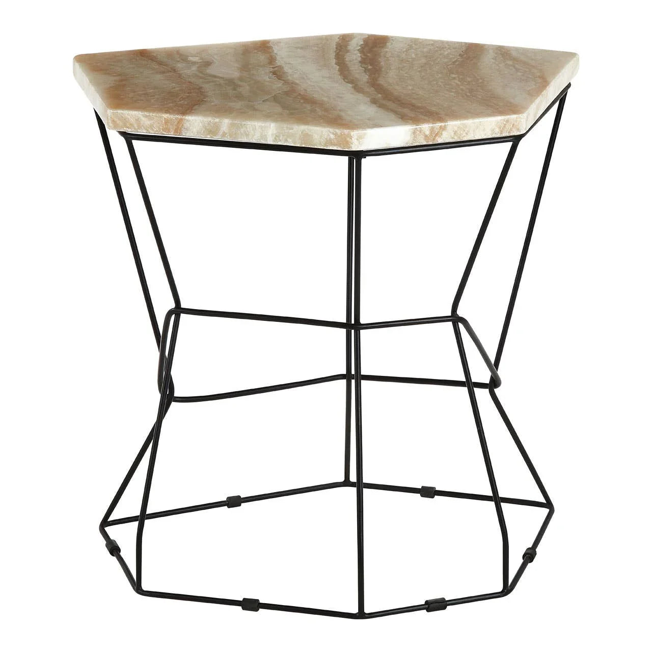 Onyx Hexagonal Side Table