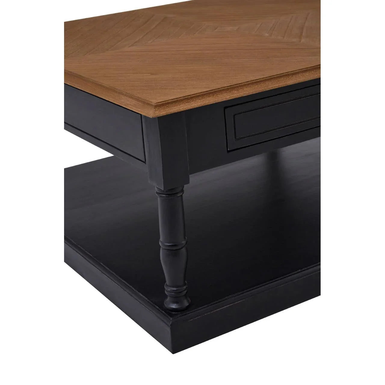Bayur Wood Black Coffee Table