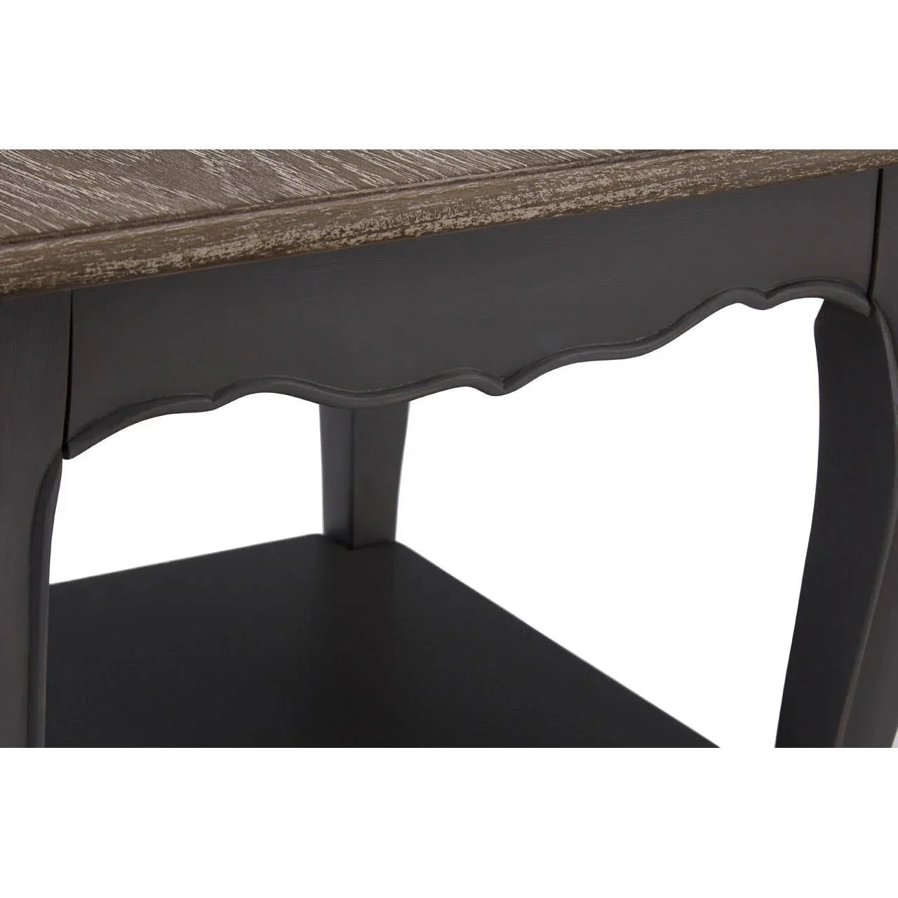 Elegant Grey Wood Console Table