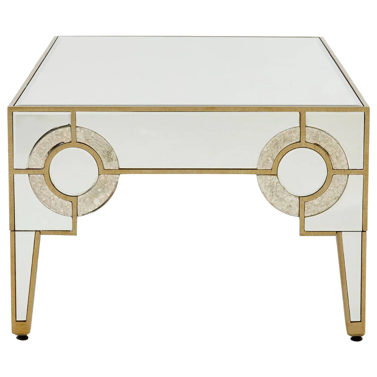 Mirrored Glass Deco Coffee Table