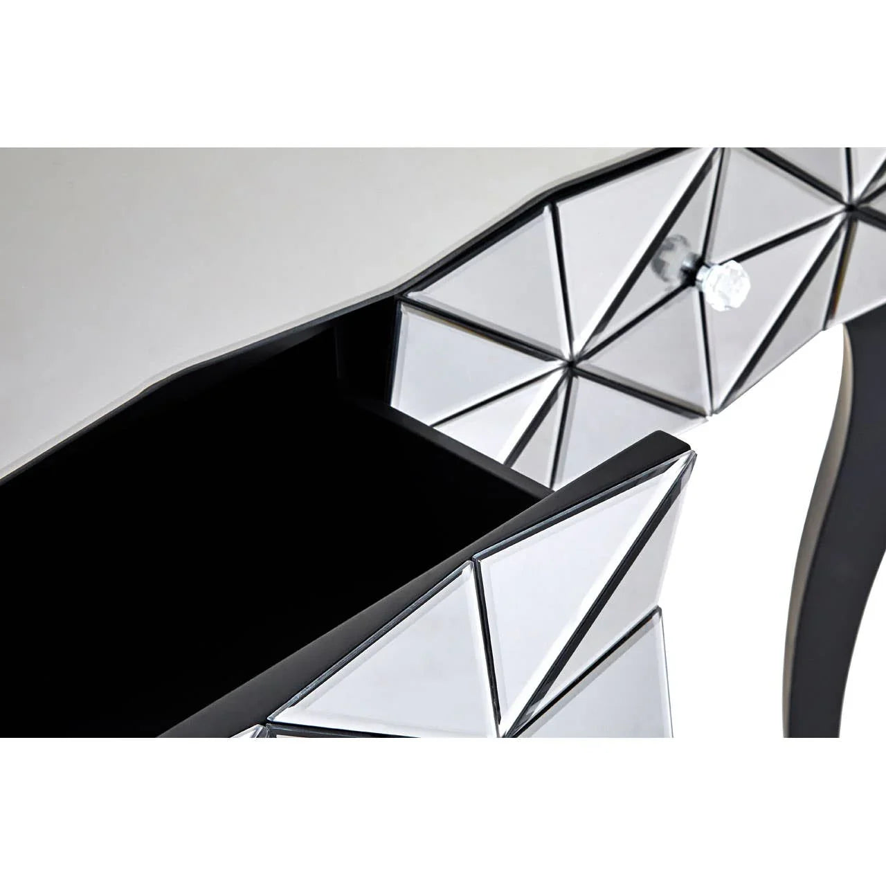 Glamour Glass Console Table