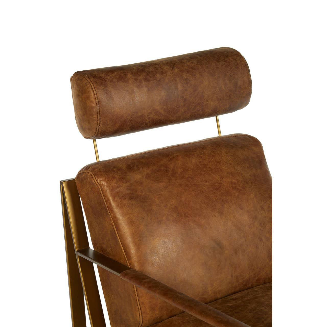 Luxe Leather Lounge Chair