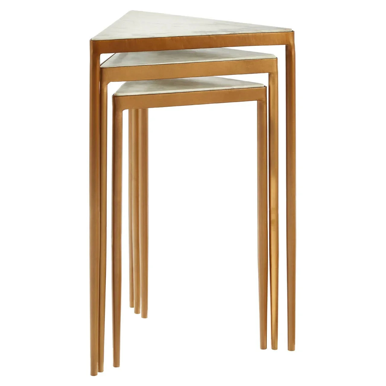 Luxe Gold Nesting Table Set