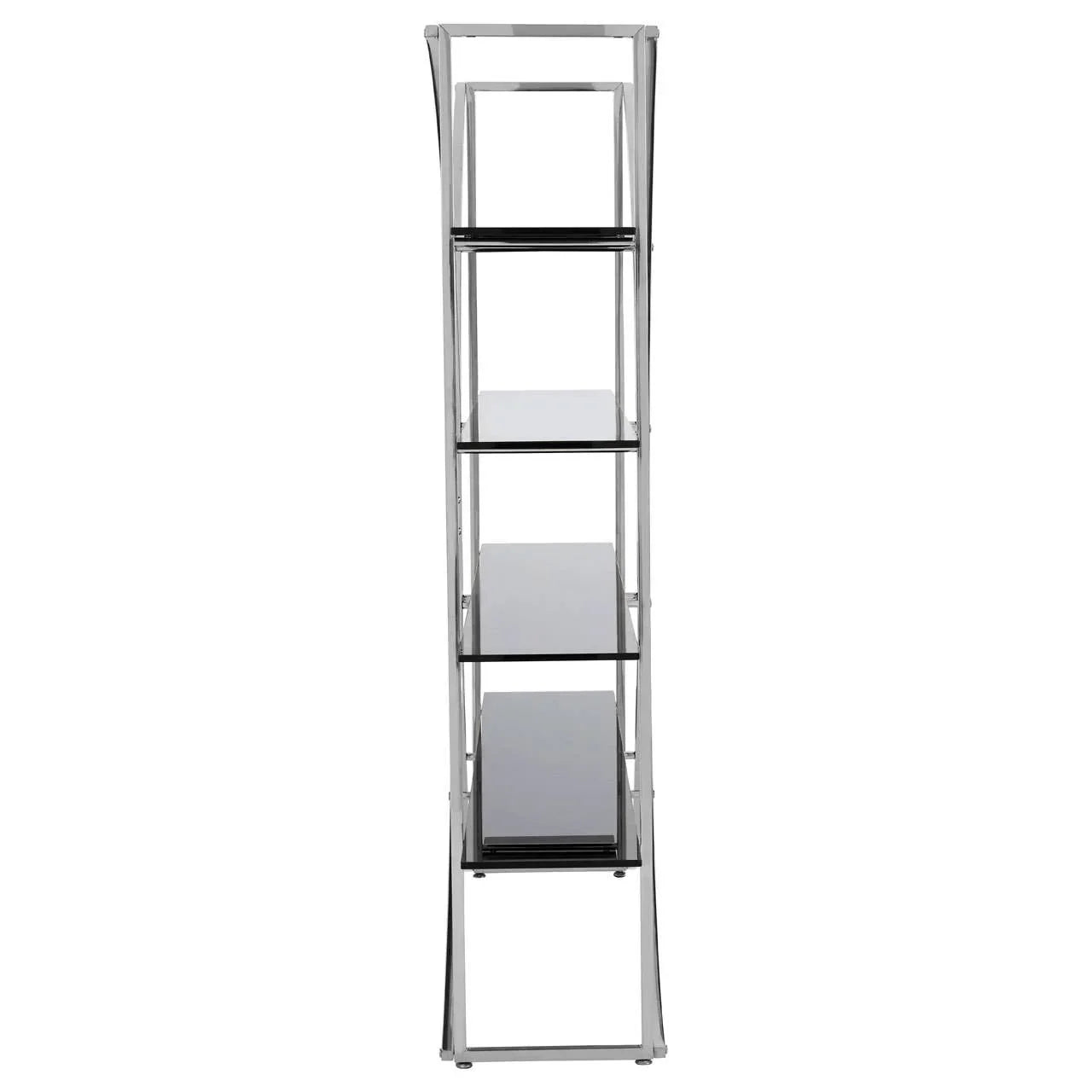 Chic Chrome Glass Shelf