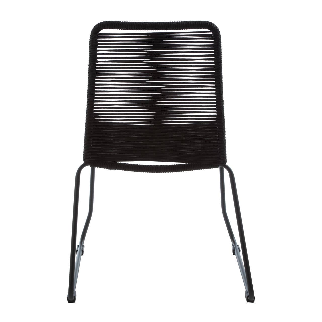 Modern Black Rope Chair