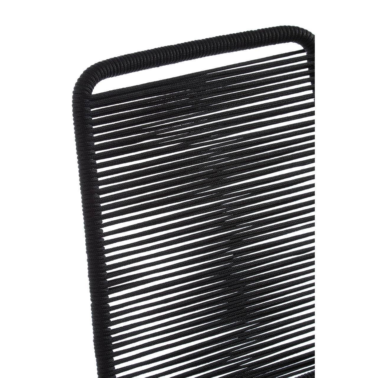 Modern Black Rope Chair