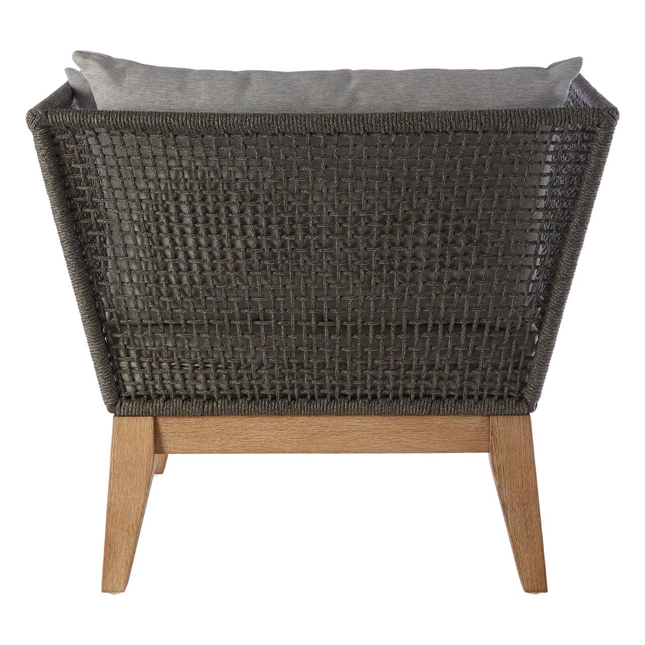 Modern Grey Rope Armchair