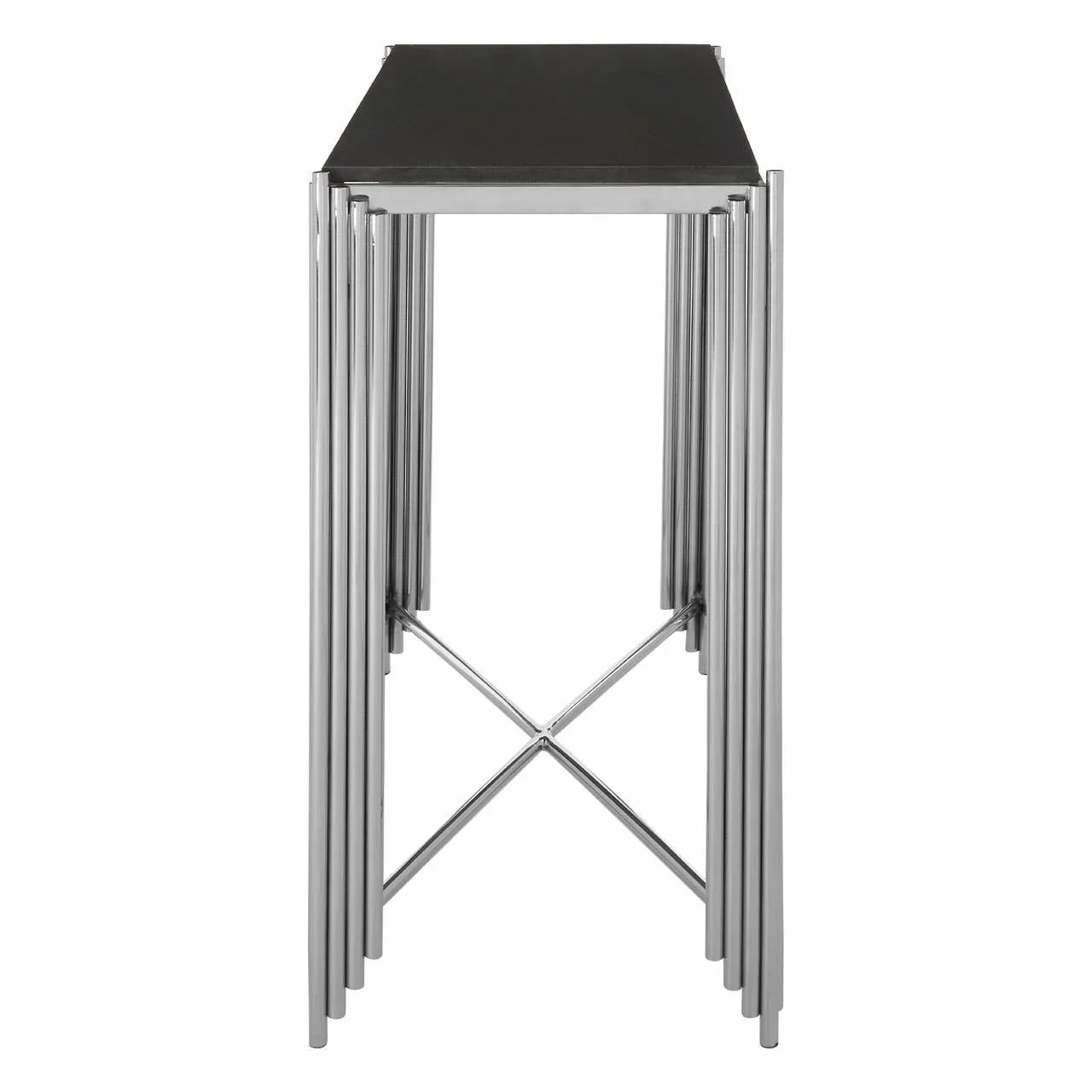 Luxury Steel Console Table
