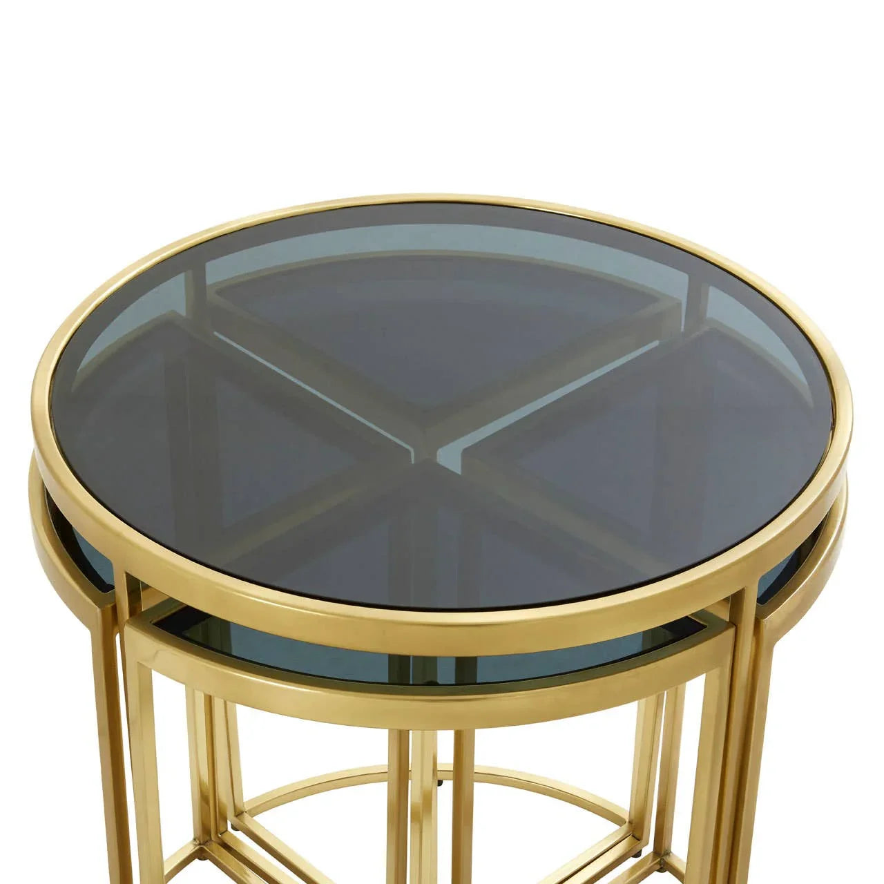 Luxe Gold Nesting Side Tables