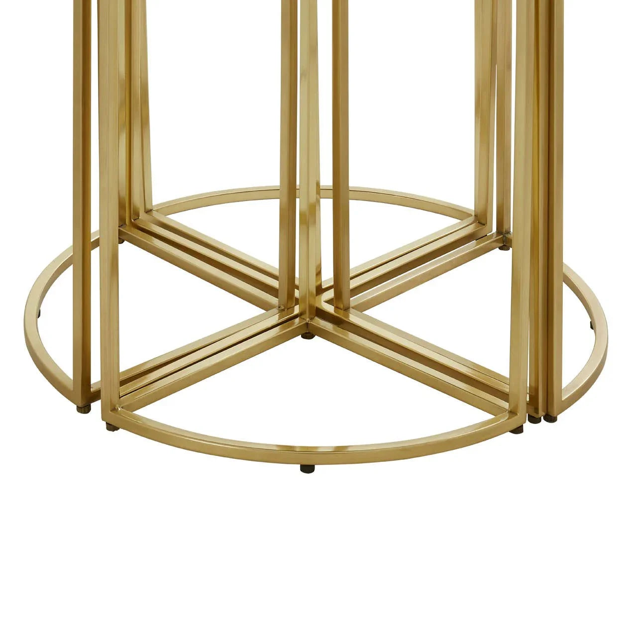 Luxe Gold Nesting Side Tables
