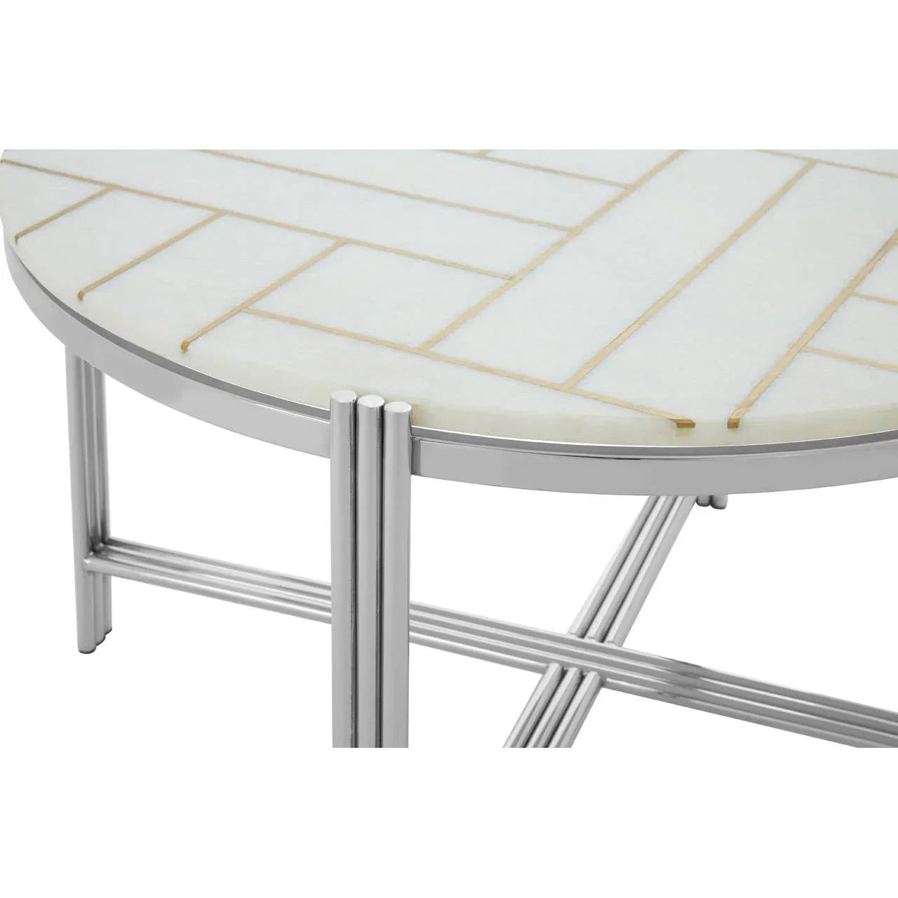Gold & Marble Coffee Table