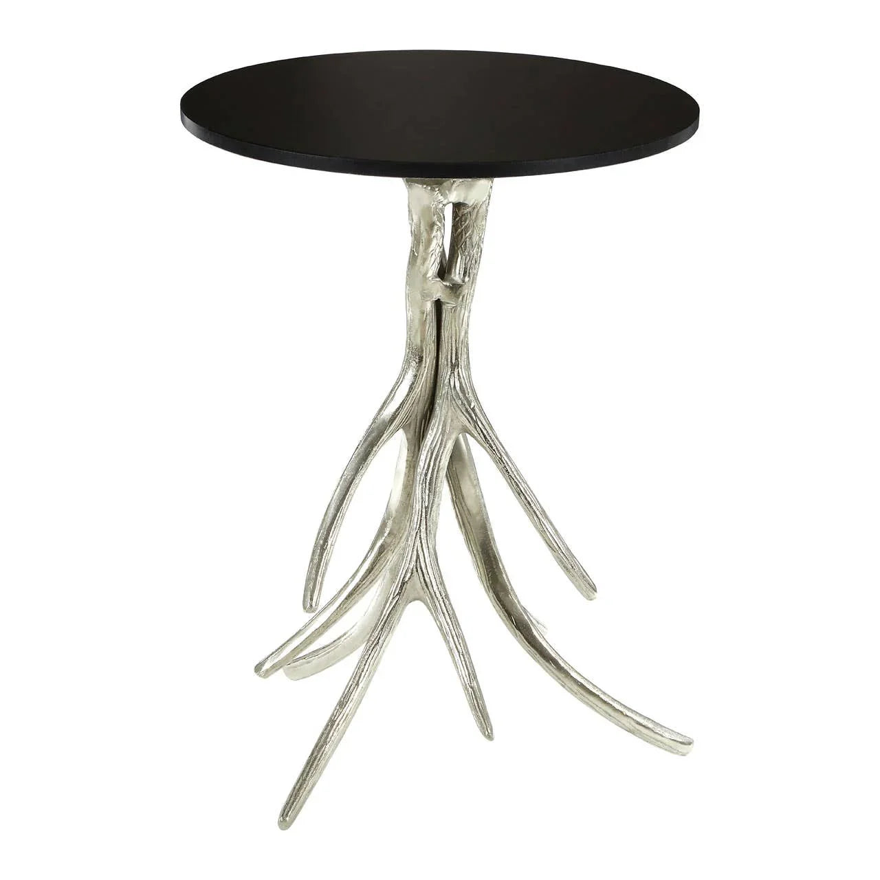 Marble & Nickel Round Table