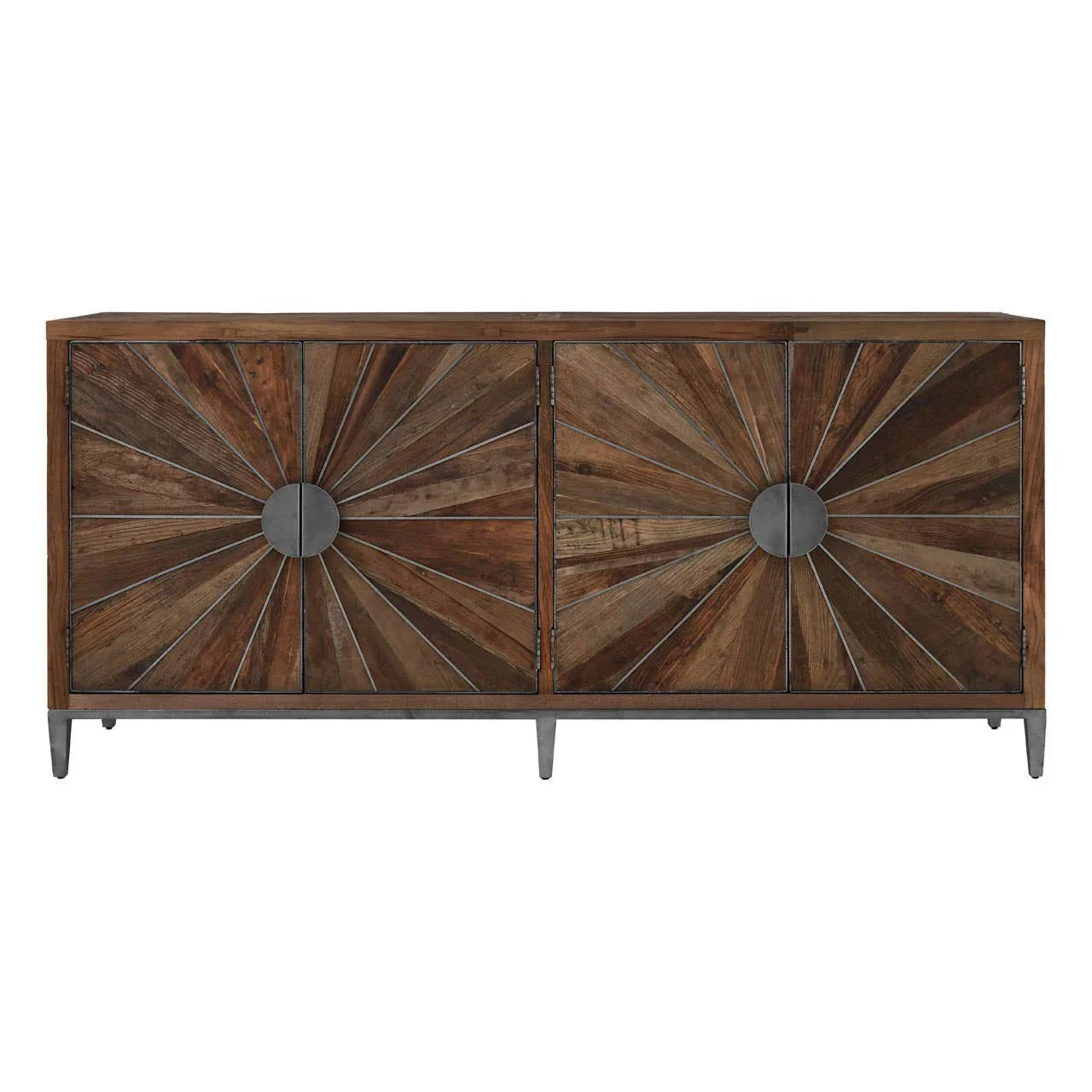 Midas Sunburst Steel Sideboard