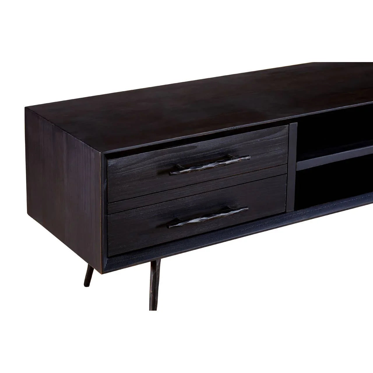 Sleek Pine Media Console