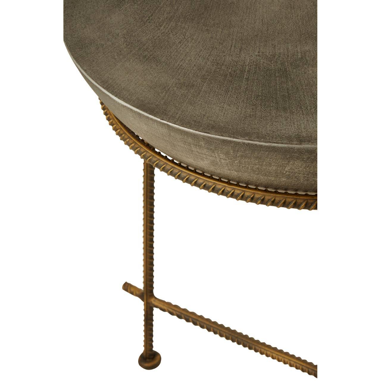 Concrete & Iron End Table