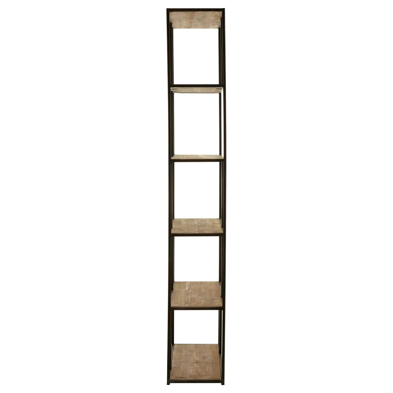 Industrial Wood Shelf Unit