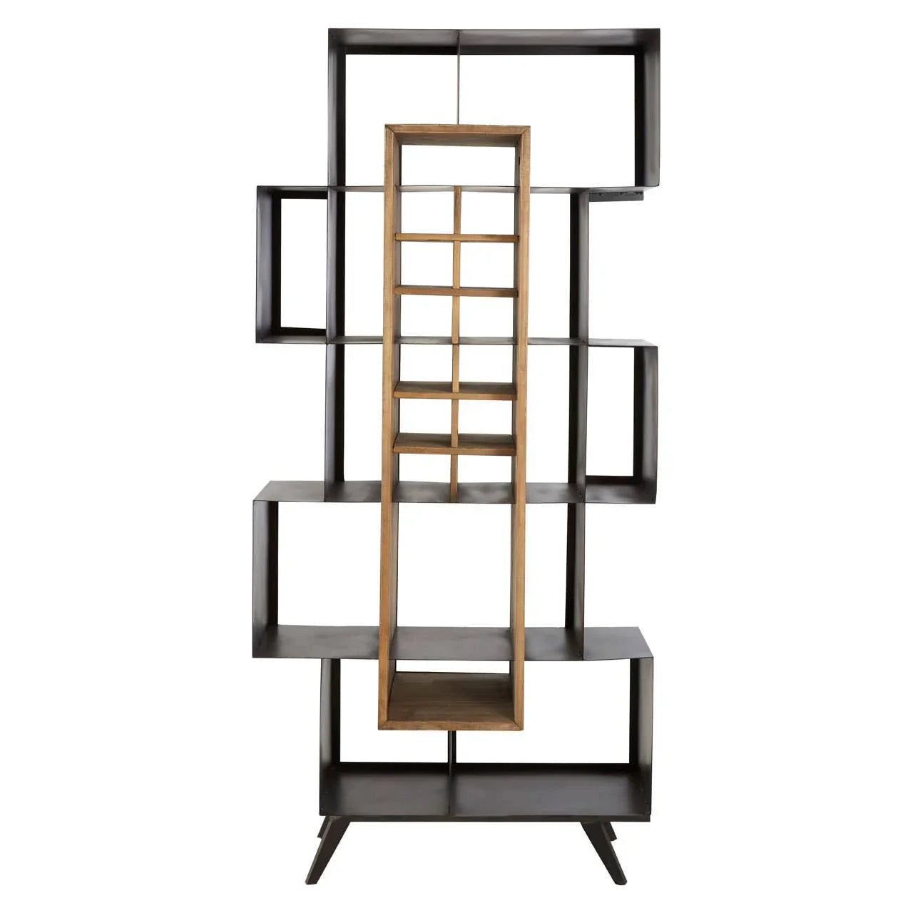 Industrial Wine Display Shelf