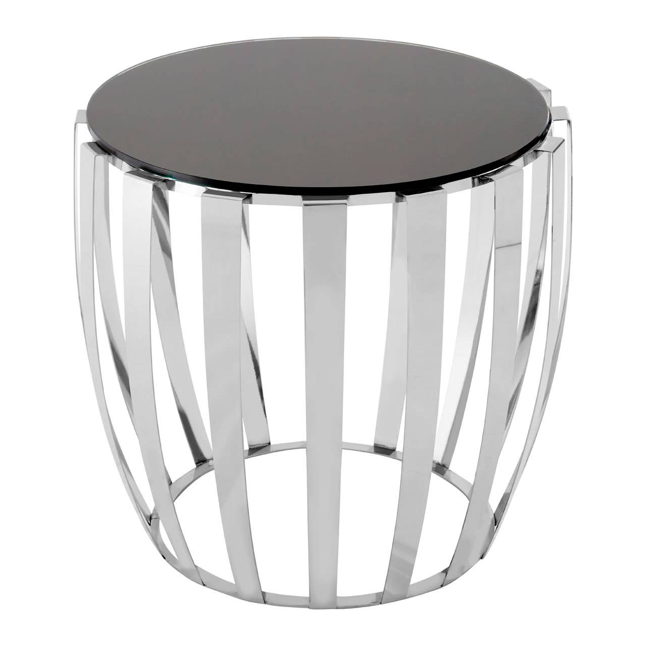 Regal Steel Glass Side Table