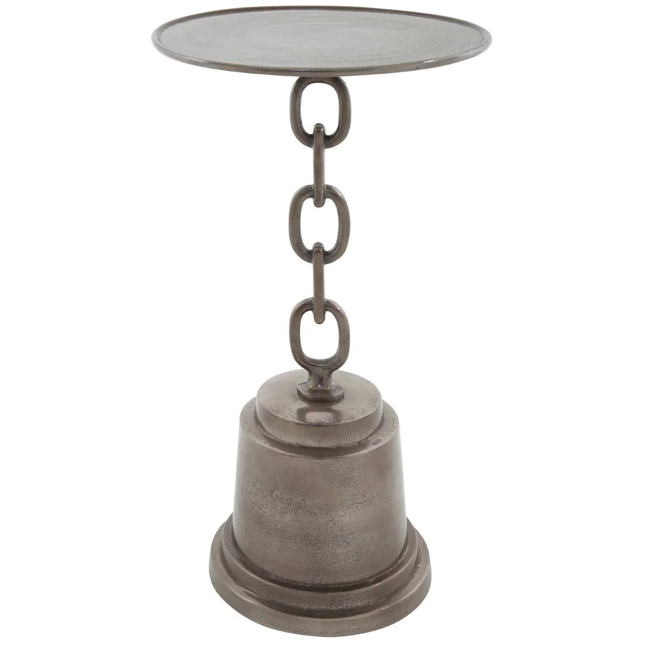 Chain Design Aluminum Side Table