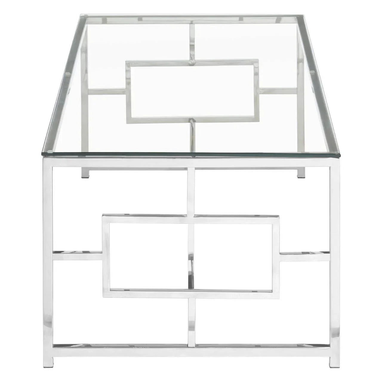 Silver Glass Coffee Table