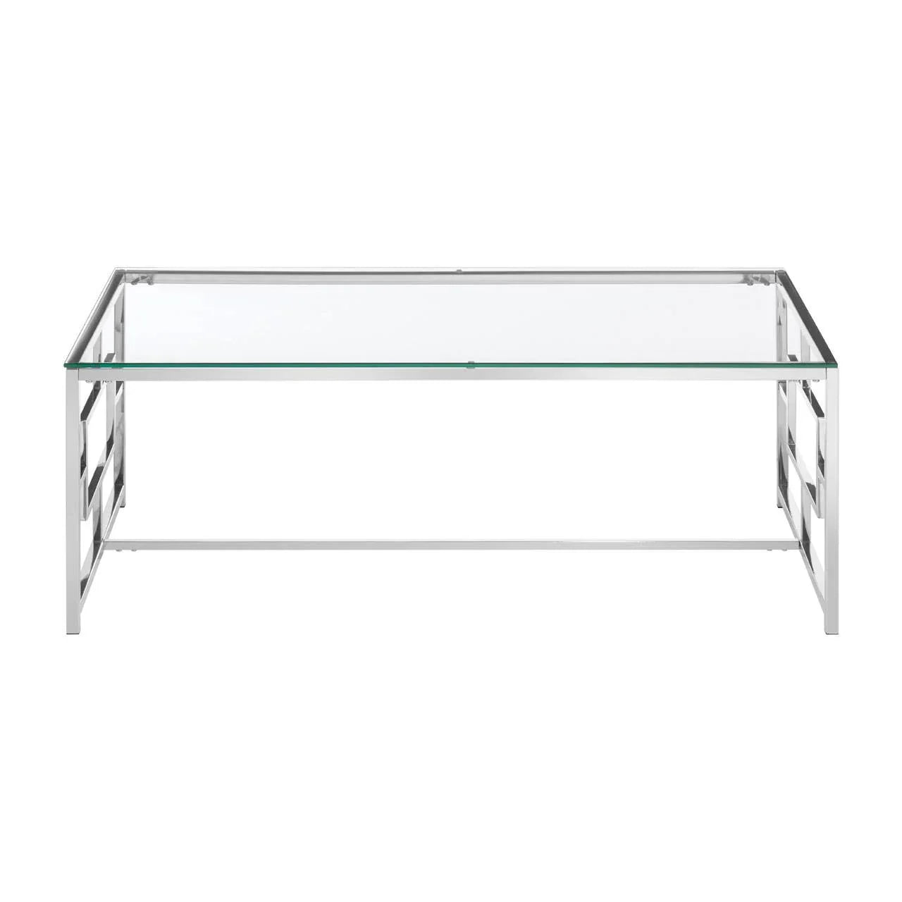 Silver Glass Coffee Table
