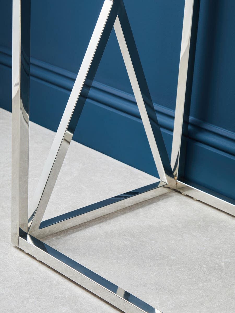 Silver Cross Console Table