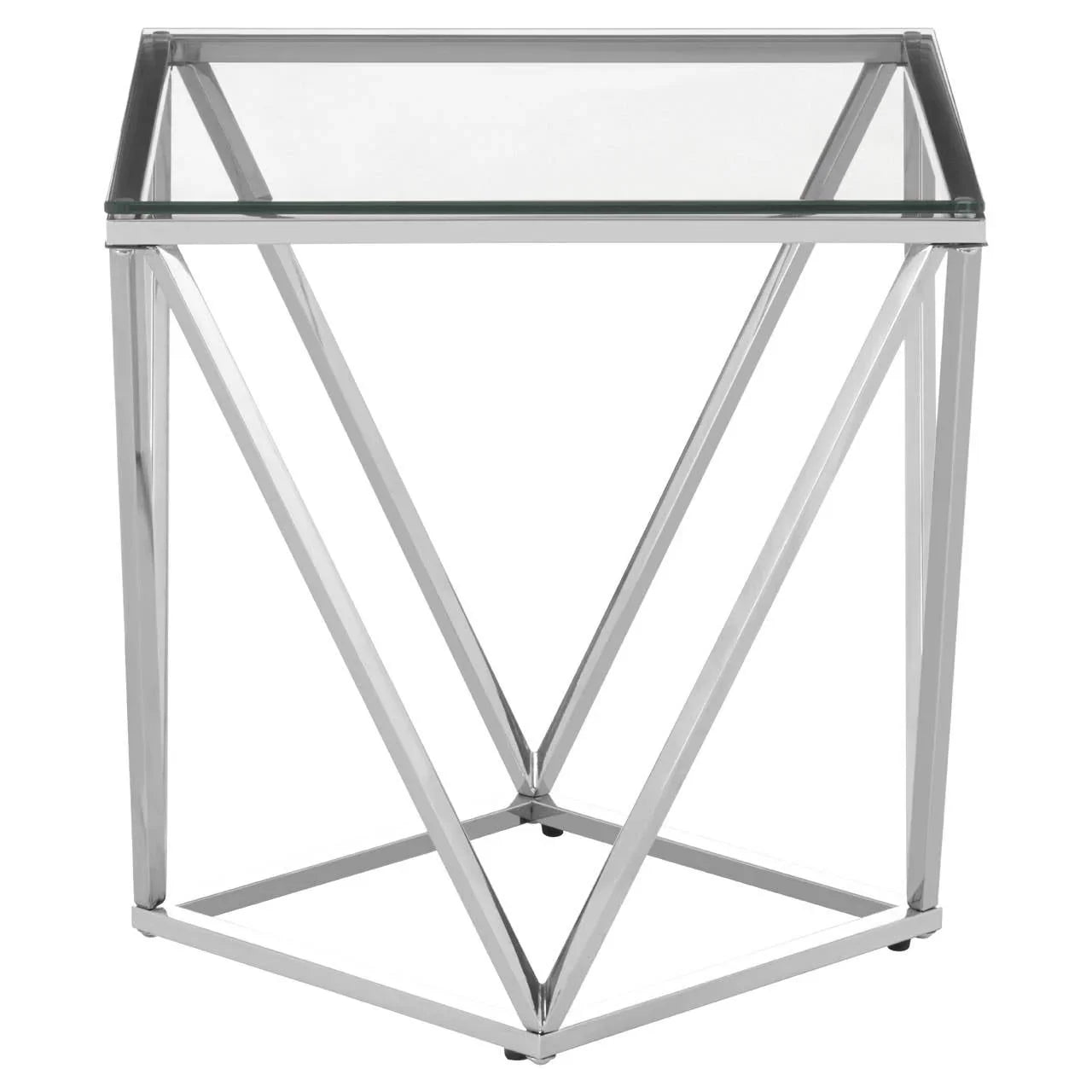 Prism Stainless Steel End Table