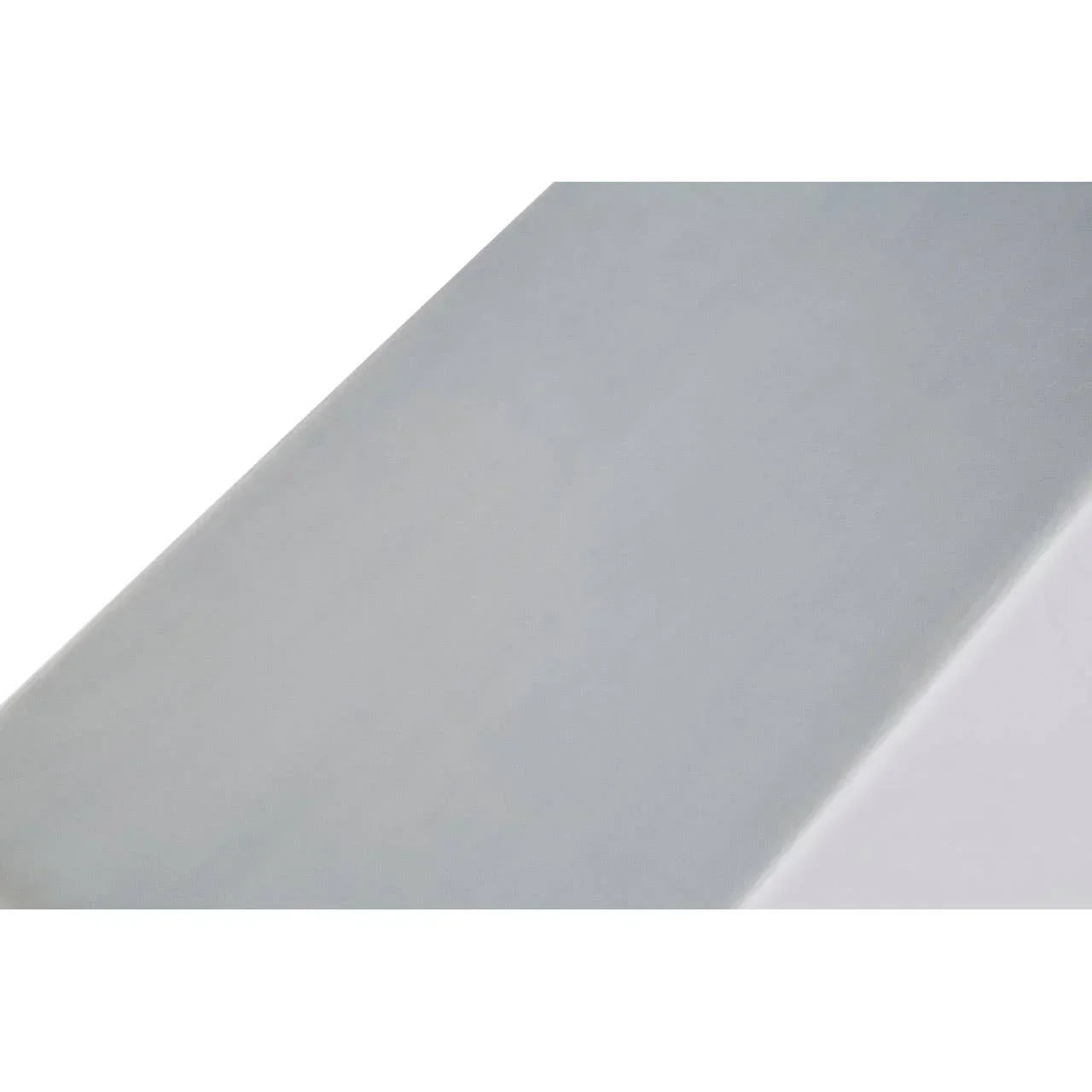 Close up of light grey table top surface with smooth finish