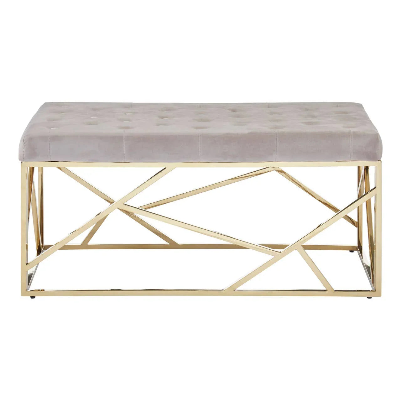 Luxe Velvet Gold Bench