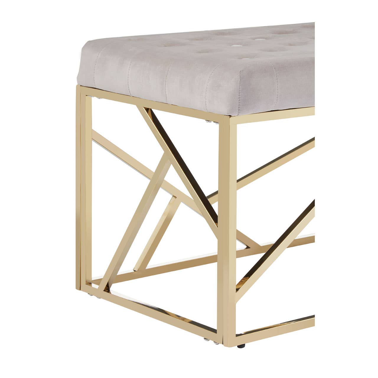 Luxe Velvet Gold Bench