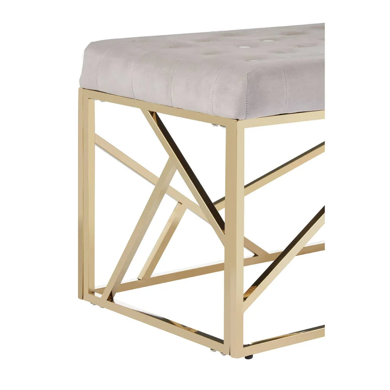 Luxe Velvet Gold Bench