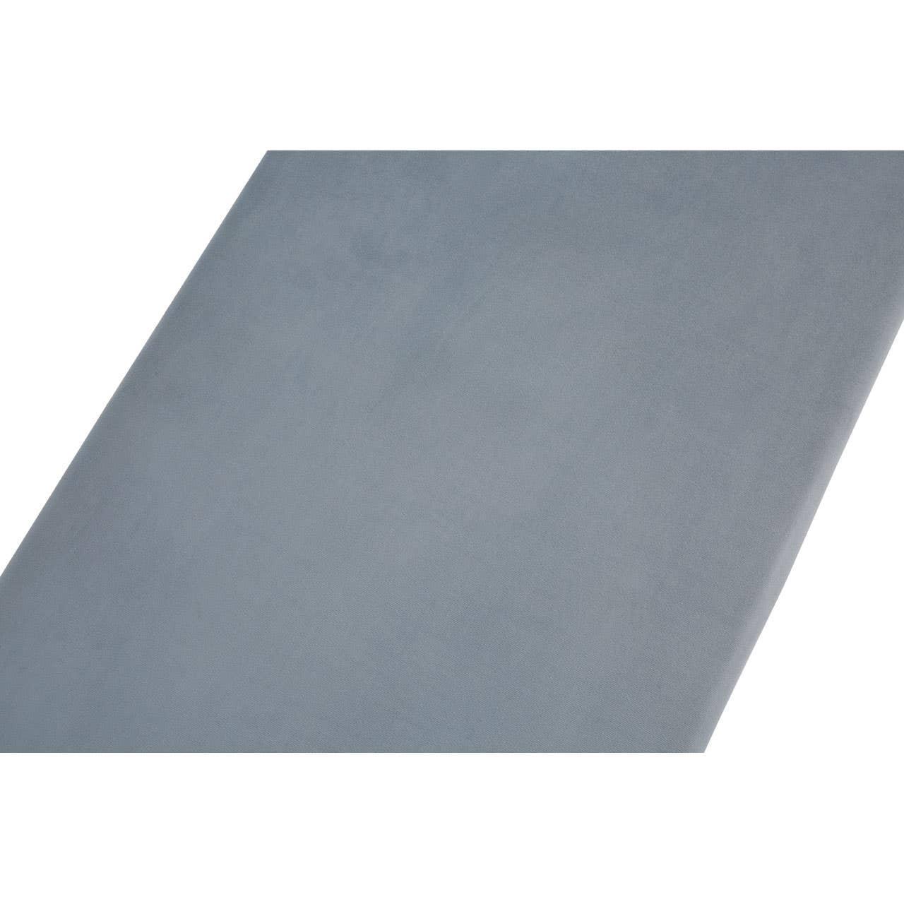 Grey velvet fabric upholstery close-up for sofa or bed furniture