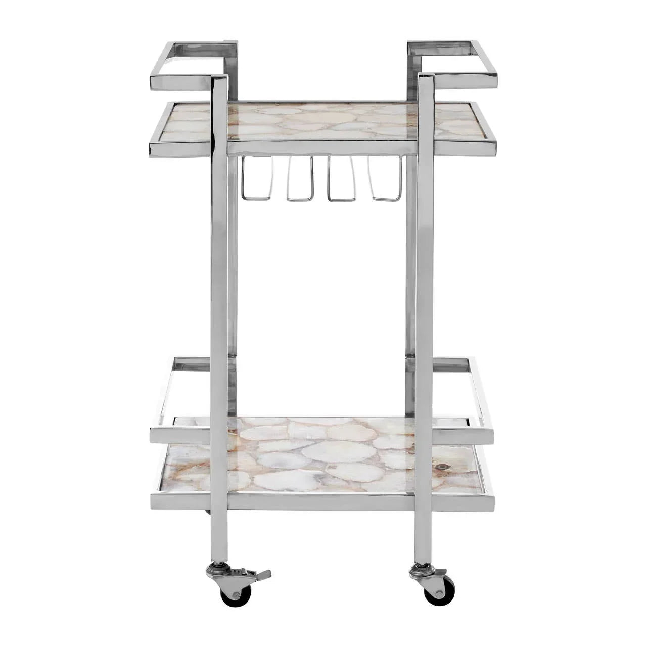 Agate Stone Drinks Cart
