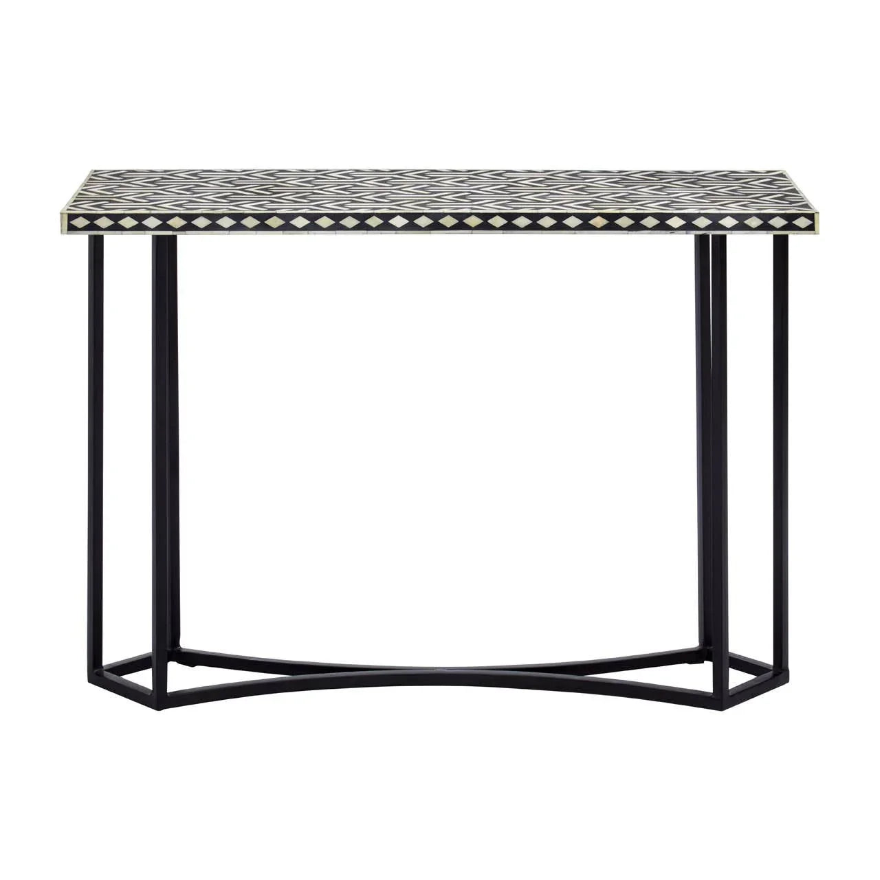 Boho Bone Inlay Console