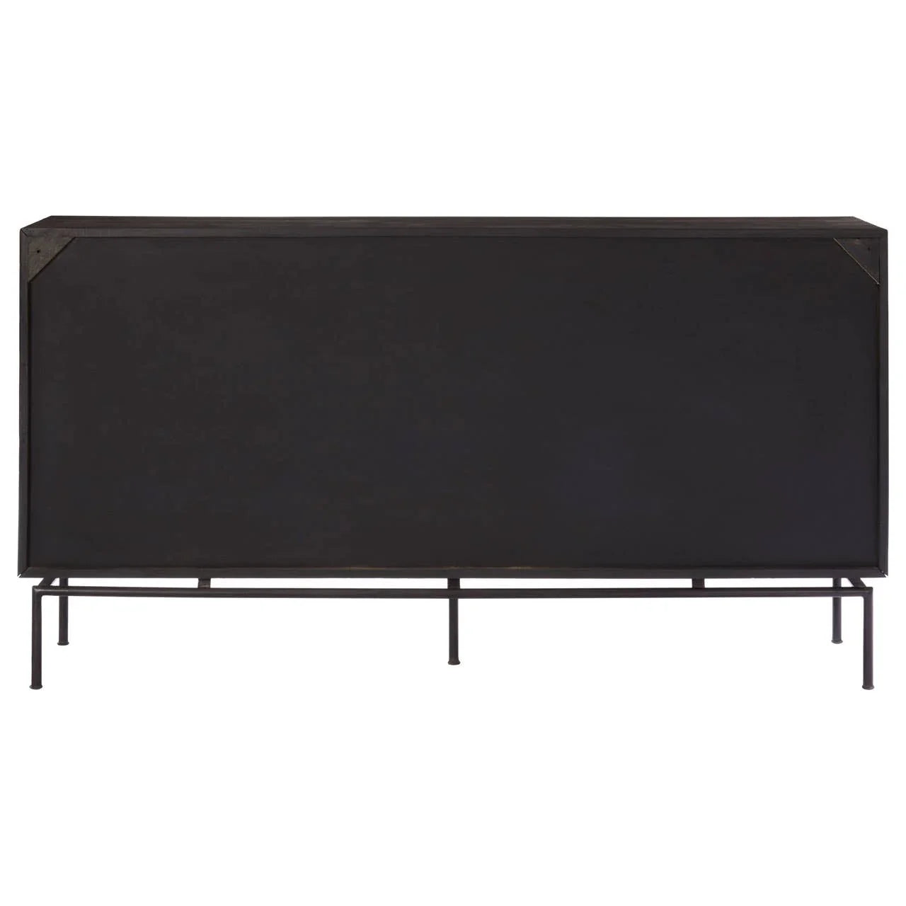 Boho Mango Wood Sideboard with Doors & Drawers