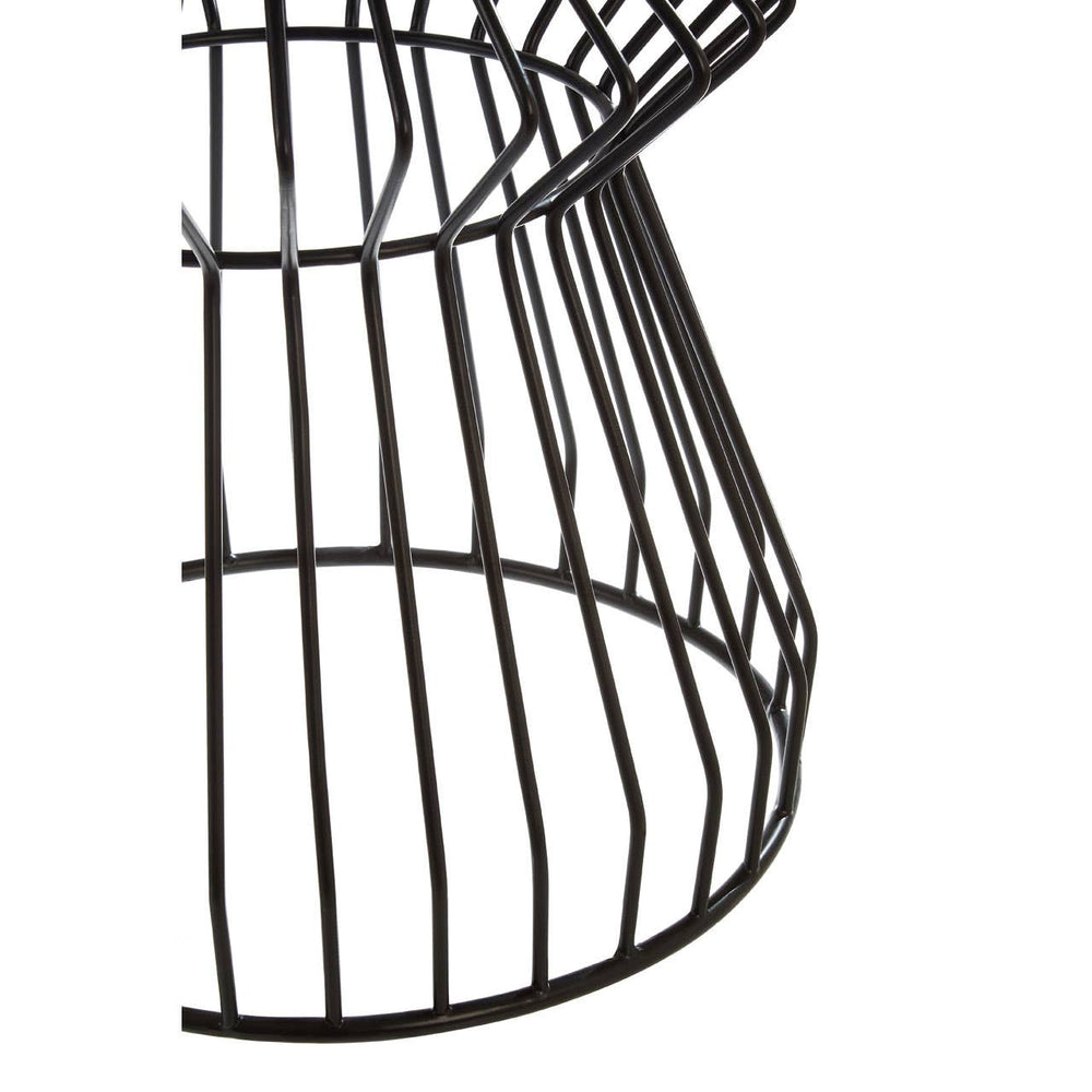 Curved Iron Side Table