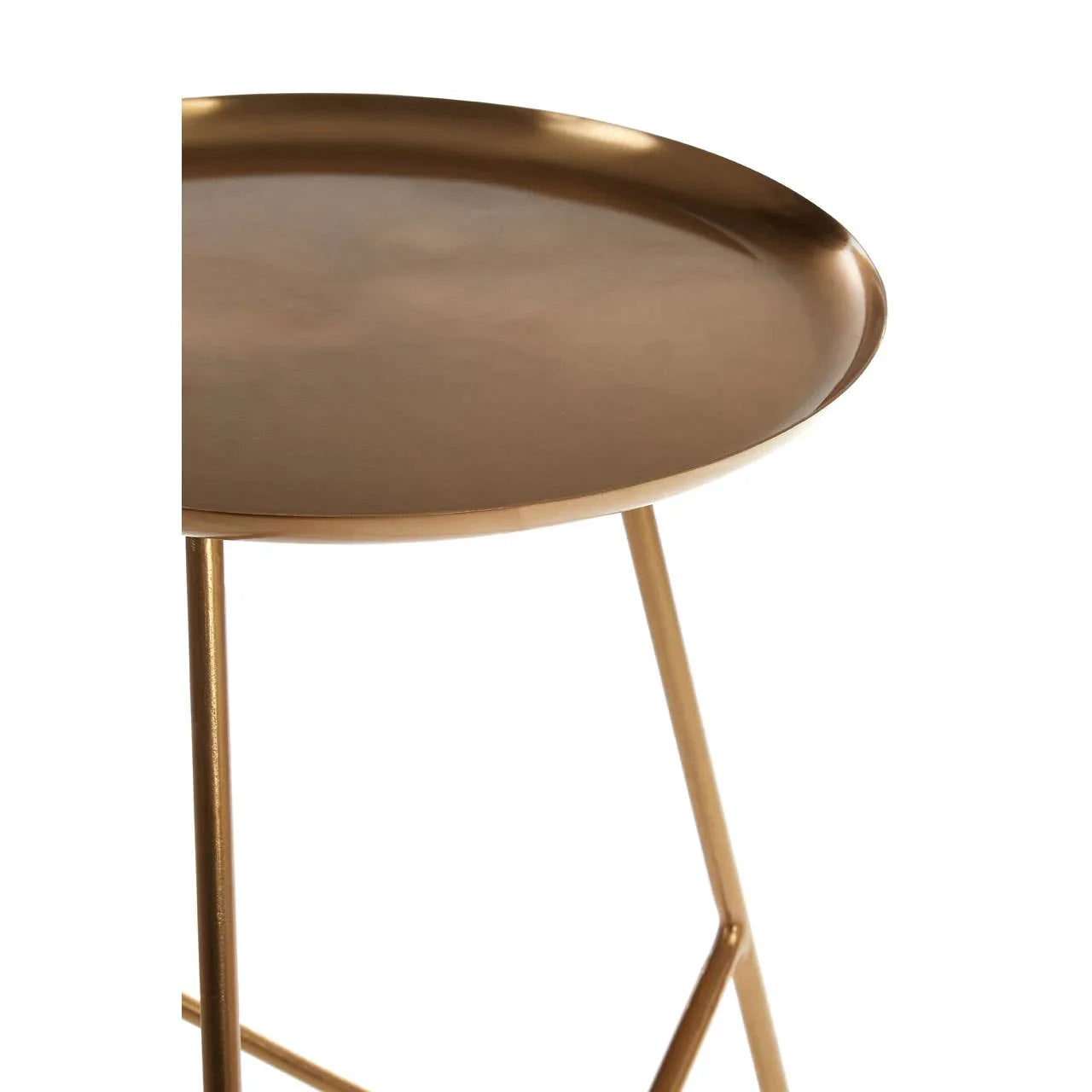 Luxury Brass Side Table
