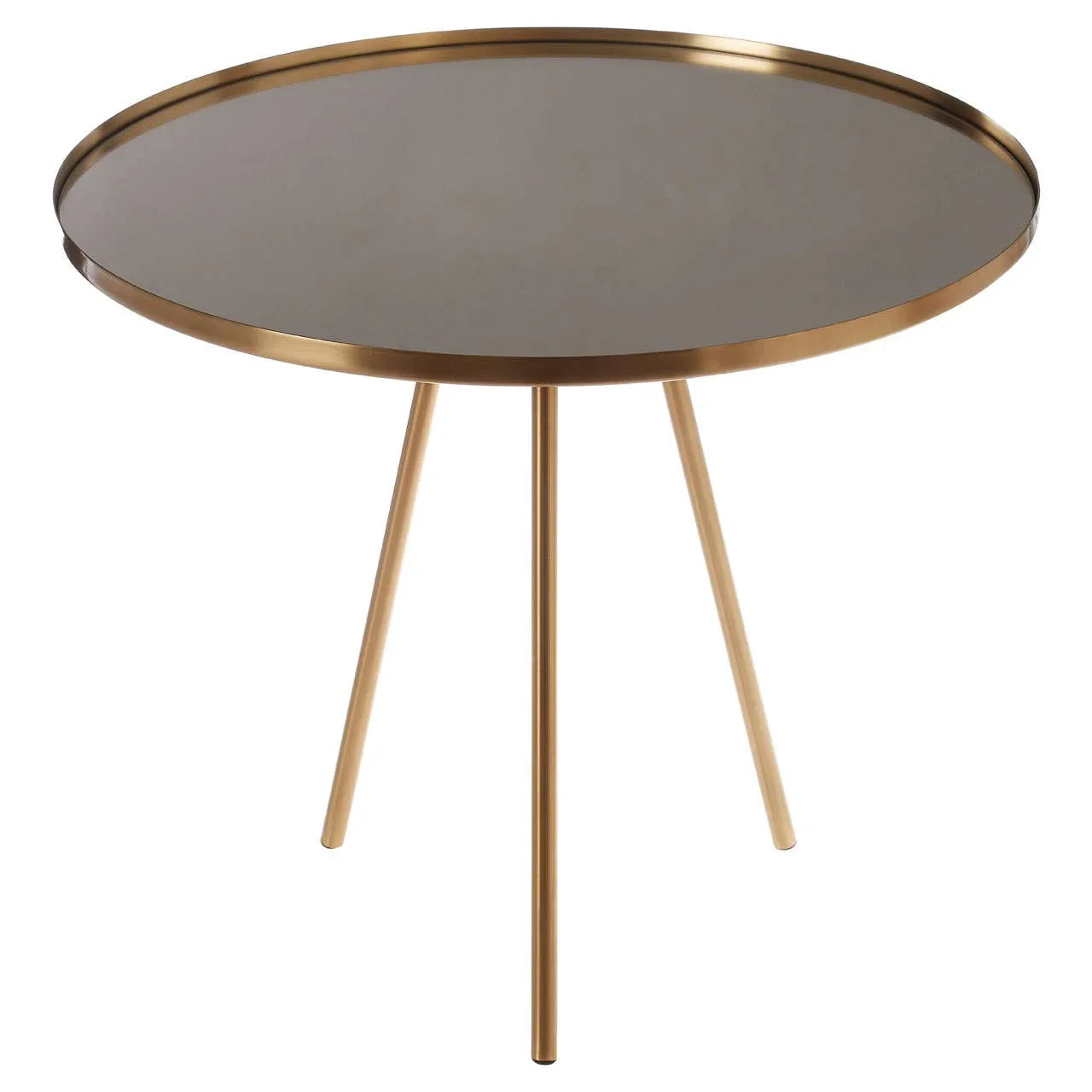 Golden Elegance Side Table