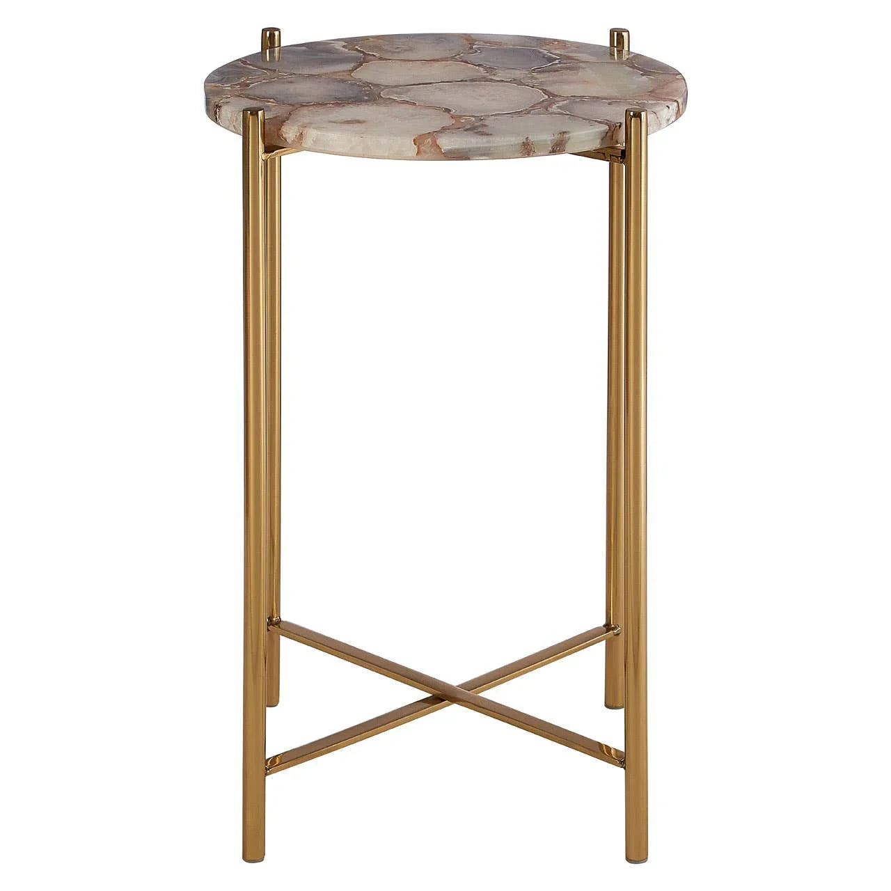 Agate Elegance Side Table