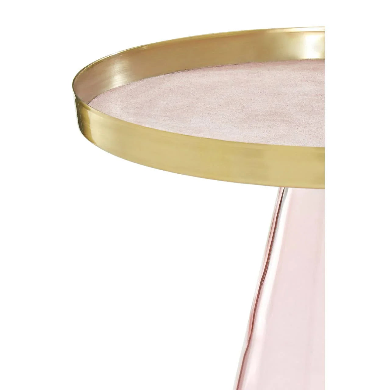 Golden Pink Luxe Acrylic Table
